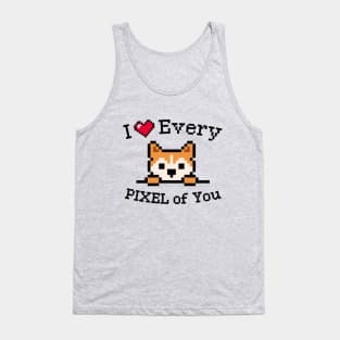 I love You / Inspirational quote / Akita puppy Tank Top